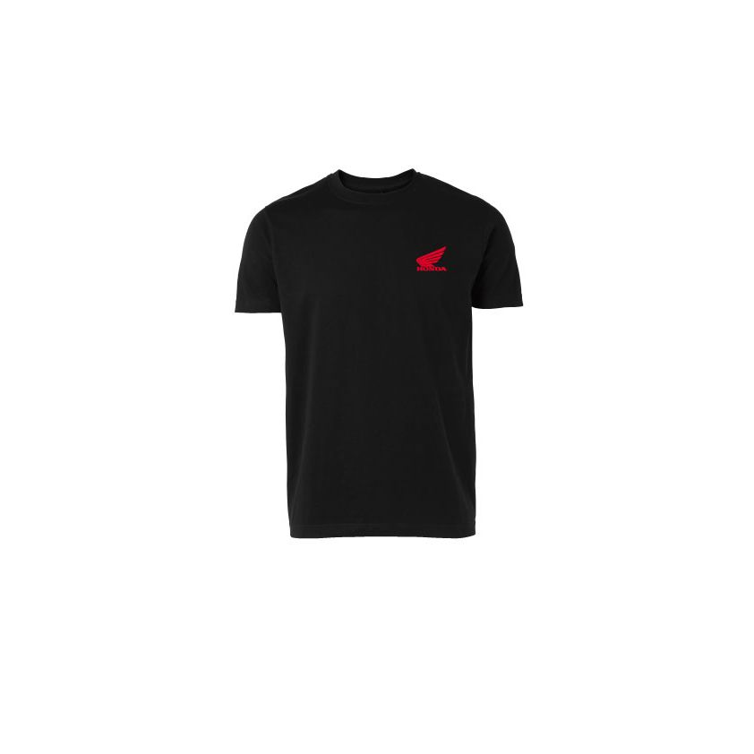 Honda T-shirt Svart m. Röd Logga - ÖREBRO MC SERVICE